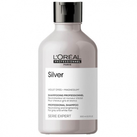 Shampoing neutralisateur et raviveur d'éclat Silver Série Expert